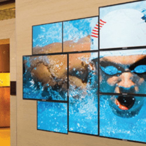 L’impact d’un mur d’images sur la visibilité d&rsquo;une entreprise